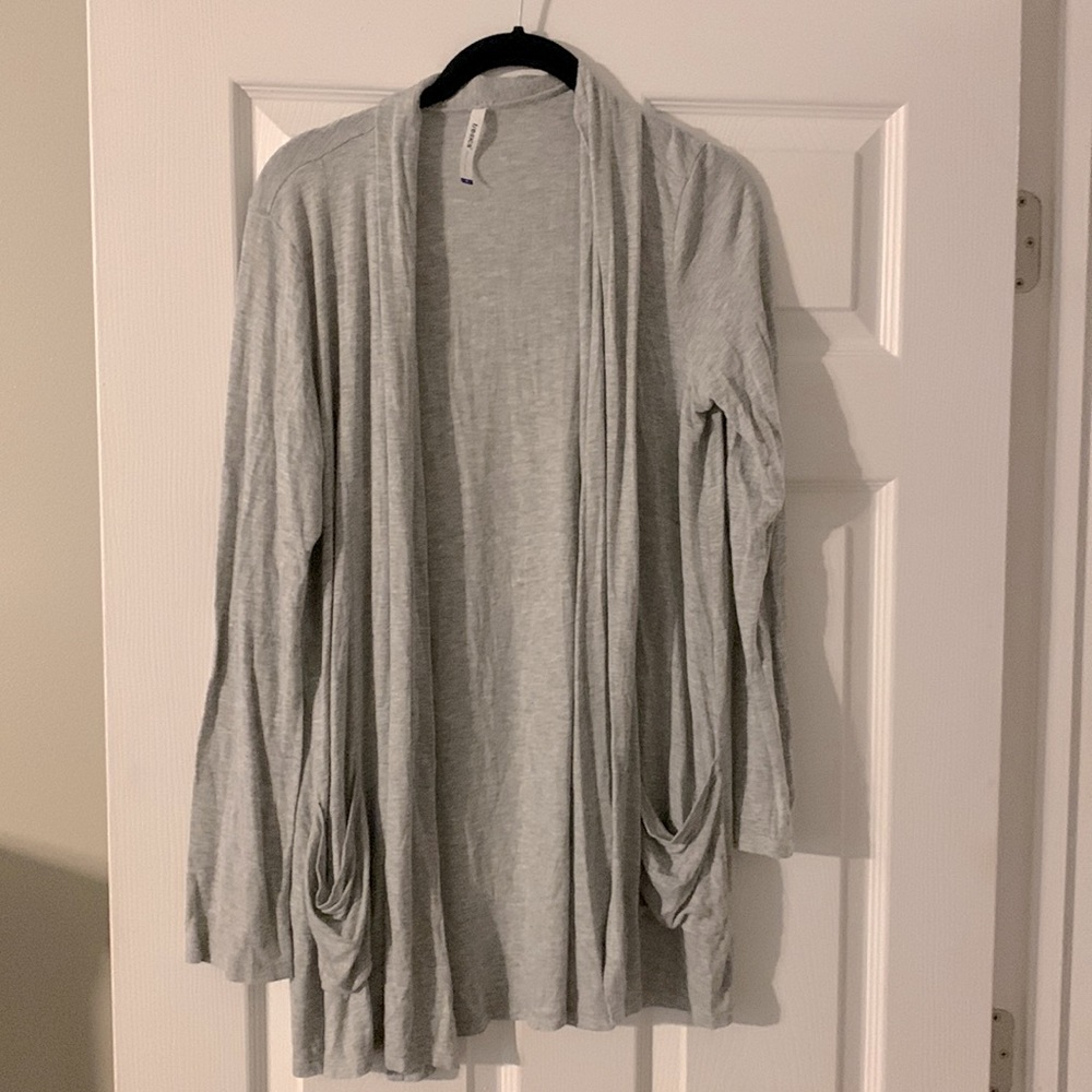 Tresics size medium gray cardigan.